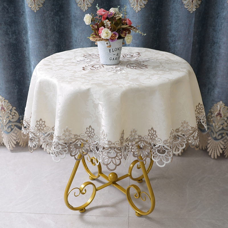 Nordic round tablecloth tablecloth oval luxury tablecloth round home size round lace tablecloth tablecloth European style