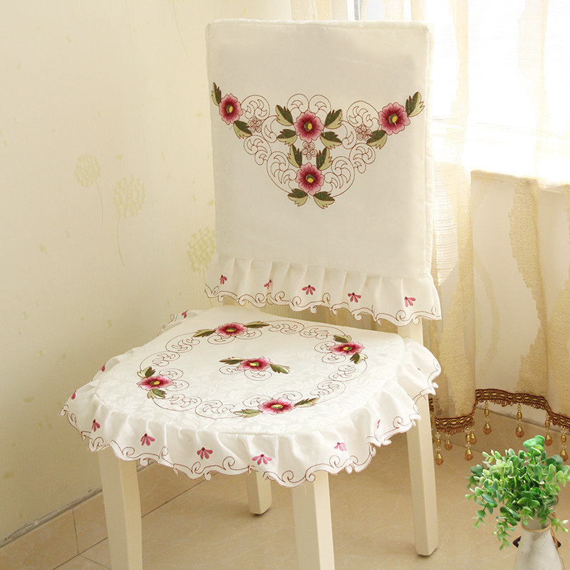 European Dining Chair Cushion Set Chair Cover Household Modern Simple Thickened Chair Cover Cushion Elastic Chair Package Chair Cover
