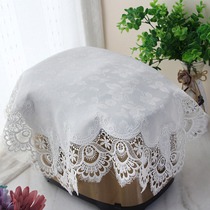 Hollow lace microwave oven bedside table coffee machine rice cooker cover dust cover multi-purpose square cloth cover