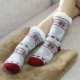 Cộng với vớ nhung dày, tất vớ trong nhà ngủ trong nhà thêm vớ cotton dày tất nữ vớ trong ống