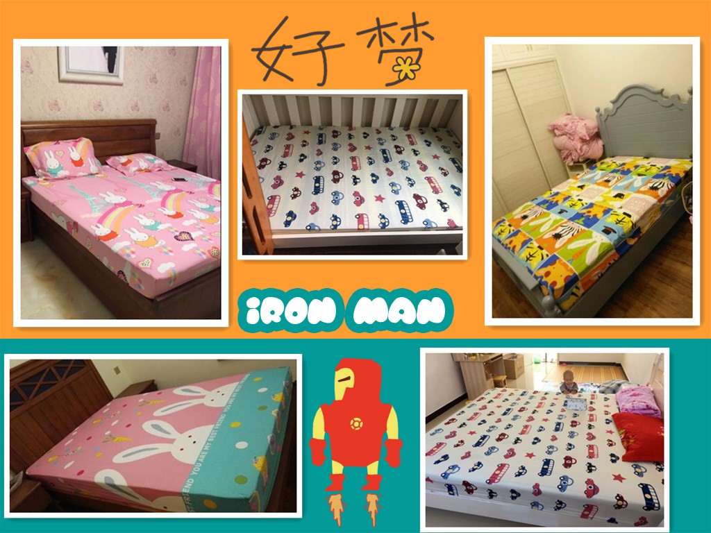 Giường bông 笠 đơn con phim hoạt hình giường bìa 1.8 m 2m2.2 cotton mỏng nâu pad bìa nệm bìa 1.5