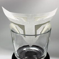 20 pieces Japan large capacity V-type sealable hanging ear coffee filter paper Diamond type hand drip filter coffee filter bag