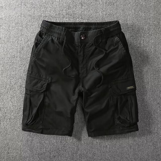 Japanese fashion brand dirty and wear-resistant pure cotton tool shorts for men
