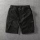 Japanese fashion brand dirty and wear-resistant pure cotton tool shorts for men