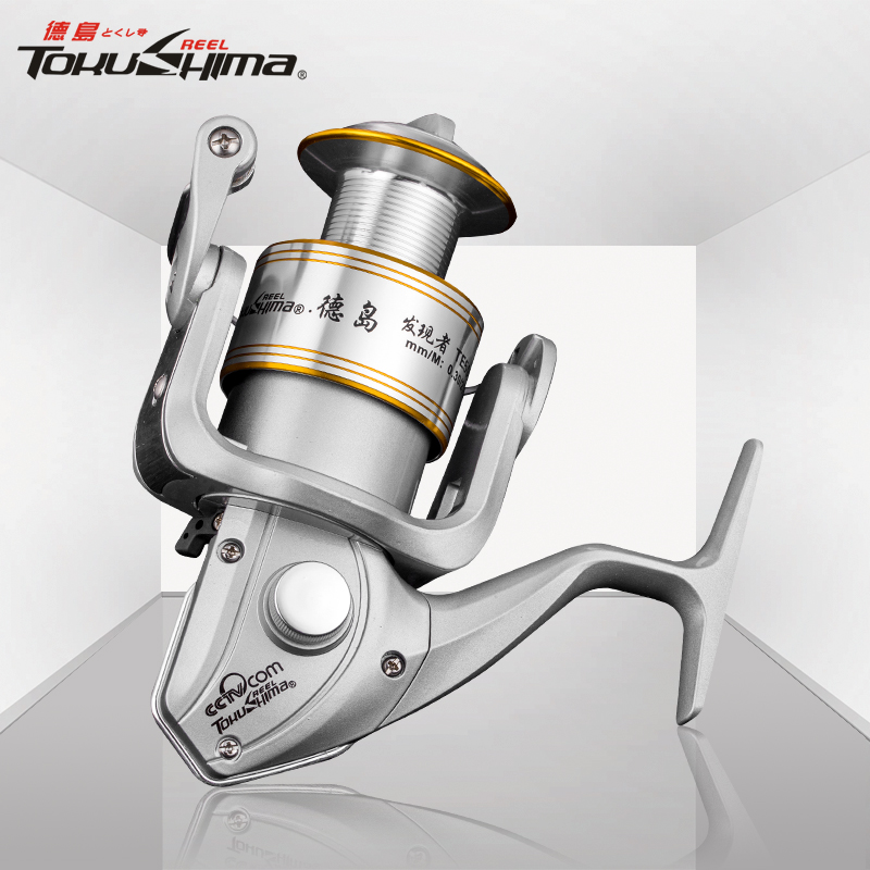 Dekushima discoverer TE fishing wheel special double bearing full metal wire Cup sea pole fishing reel Luya 2]