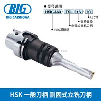 BIG Showa HSK General Tool Handle Side Fixed End Mill Shank HSK-A63-TSL 16-90