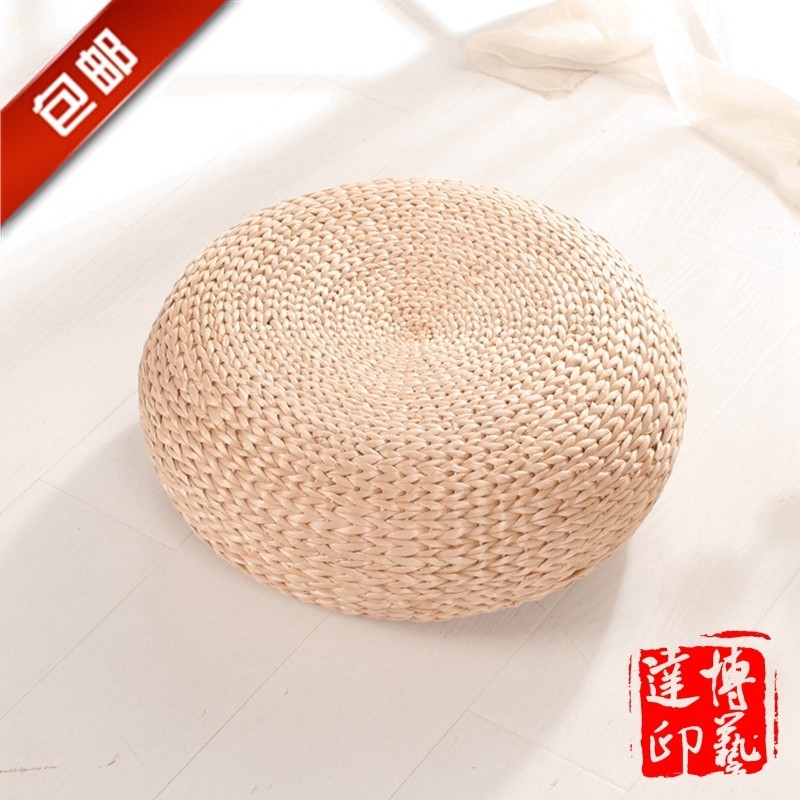 Japanese room chair Tatami pier Bay window cushion Shoe stool Creative simple stool Low stool Small round stool seat