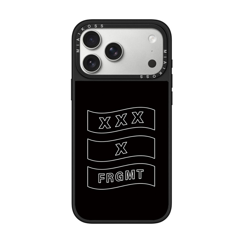 Fragment Design by Hiroshi Fujiwara Lightning Xxx Case for iPhone 17 Pro Max, Apple 16, Trendy Brand 15, Shockproof Cover 14, Personalized 13, for Women 12, Artist 11, Magnetic, Exquisite