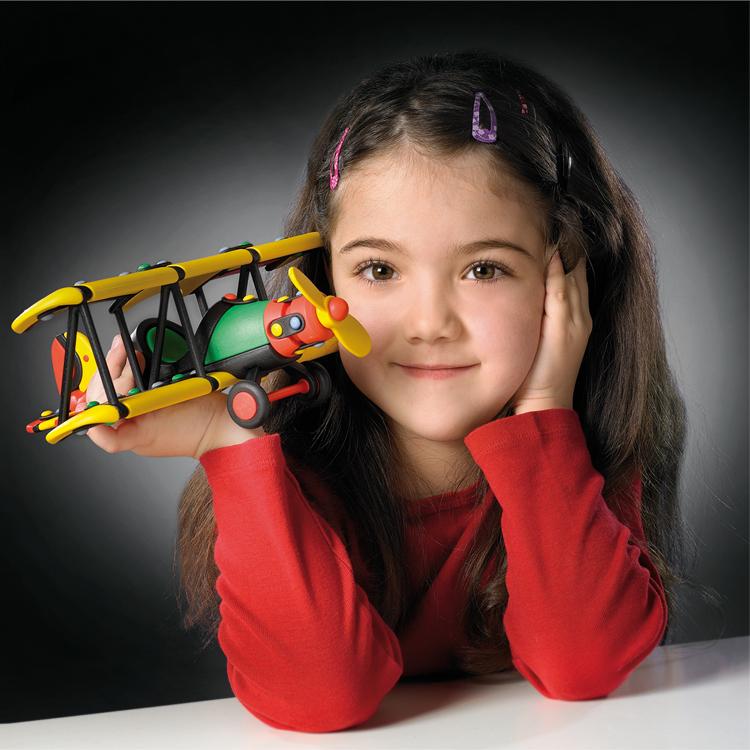 Genuine German micomic rice buckle puzzle assembled building block toy vehicle boy girl's gift