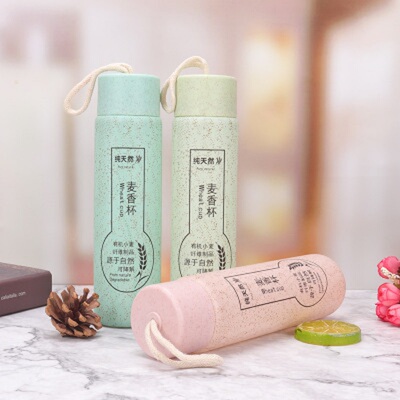 保温杯创意情侣杯清新炫彩玻璃杯