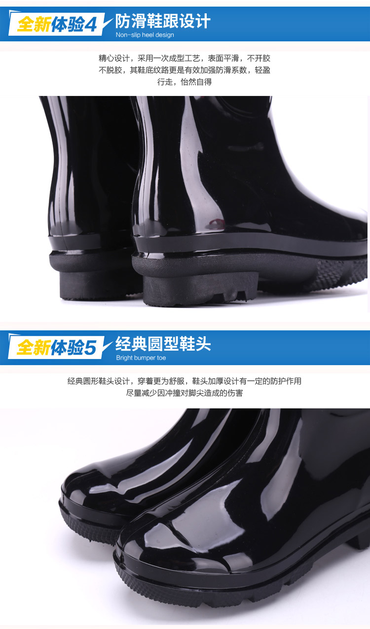 Của nam giới mưa khởi động trong ống chịu mài mòn non-slip giày bảo hiểm lao động đầu bếp giày không thấm nước có thể tháo rời mùa thu và mùa đông dày bông len ấm bìa giày nam chịu nước