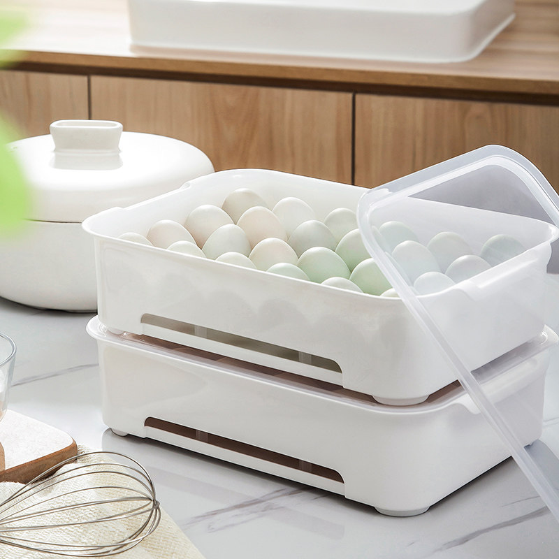 Egg Box Fridge Home water dumplings Refreshing Box Kitchen Food Storage Containing box 24 Groom Egg Egg Rack