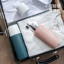 Travel toothbrush containing box portable washing cup brushing cup toothbrushing cup toothpaste tooth with tourist gargling cup suit