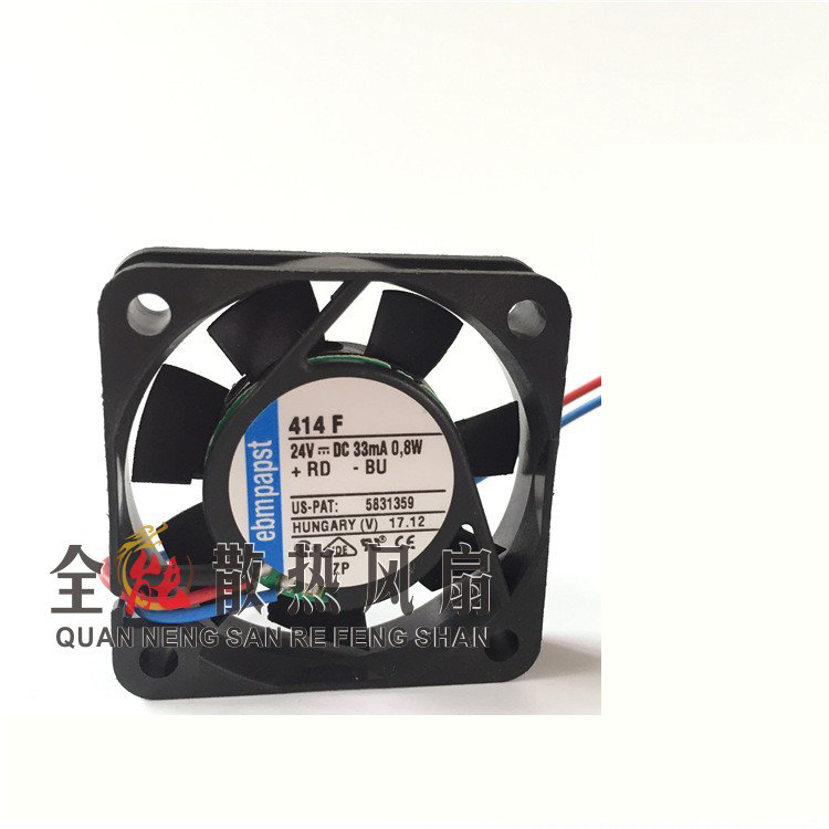 German EBMPAPST TYP 414F 24V 0 4CM 4CM 4010 4010 converter cooling fan