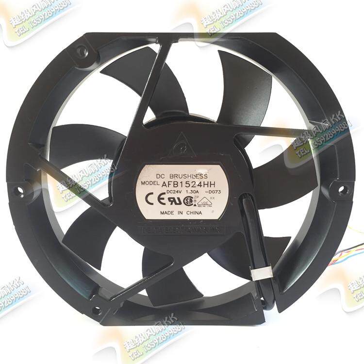 Original Delta Delta AFB1524HH ​​DC24V 1 3A ultra-thin ultra-high wind volume metal violent fan
