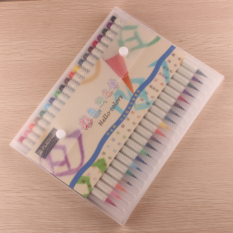 20 color suit 14 color suit Japanese white gold color brush soft head pen Calligraphy Comic Pen Watercolor Paint Pen