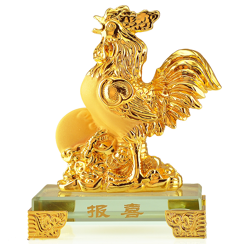 Lucky 12 Zodiac đồ trang trí bộ đầy đủ của 12 con chuột hoàng đạo, gia súc, thỏ, thỏ, rắn, ngựa, khỉ, gà, lợn, lợn, hàng thủ công