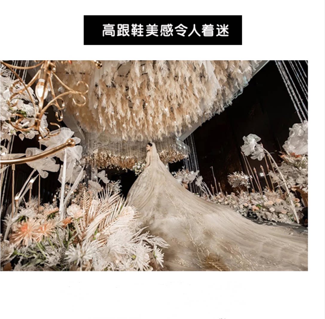 Enchanting 2025 Autumn Bridal Stilettos: Sparkle for Your Big Day - Detail image 1