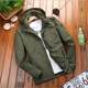 Men's Outdoor Sports Jacket, Windbreaker, Hooded, Thin, Versatile, Large Size