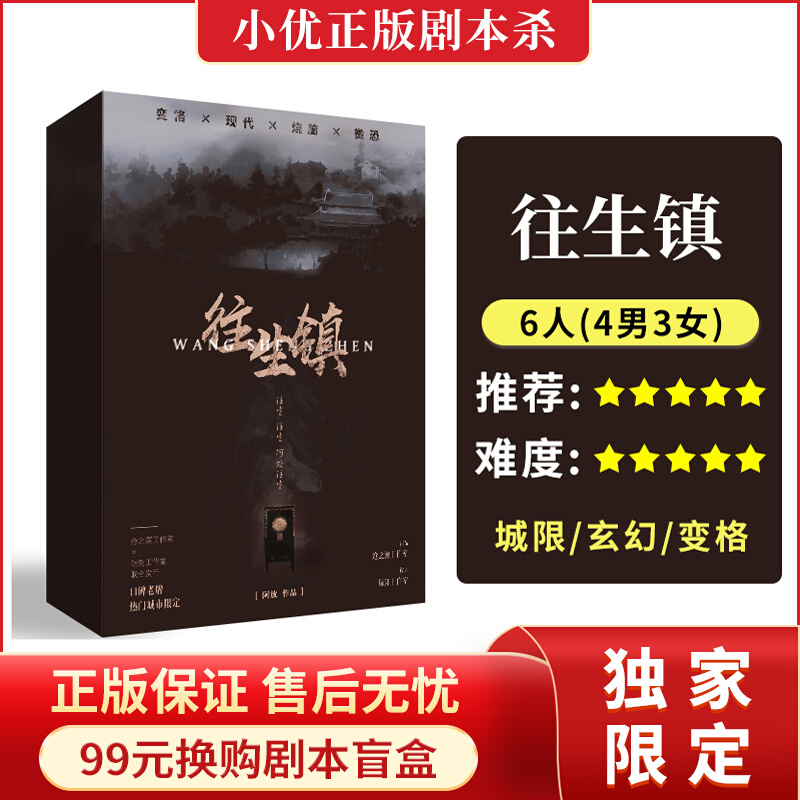 (City Limited) Murder Mystery Script Killing Town of Rebirth