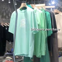 ader error 21ss new creative ghosting layered embroidery round neck short-sleeved T-shirt men and women