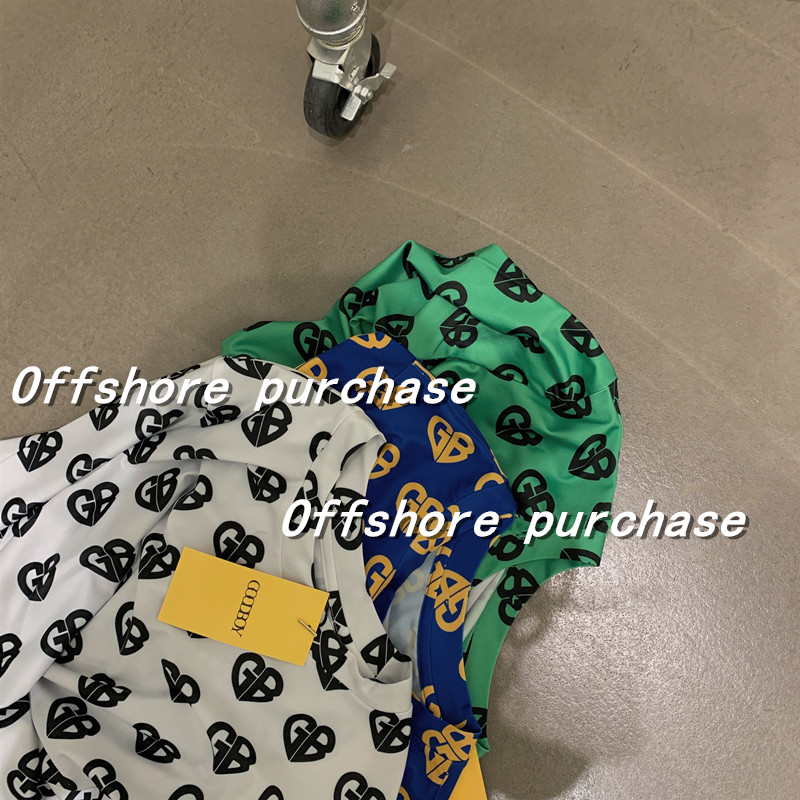 xoxogoodboy 21ss new GB Heart logo stretch long-sleeved T-shirt bottoming shirt