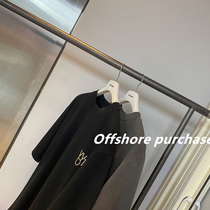 we11done 21aw early spring new product welldone retro pearl letter design short-sleeved T-shirt