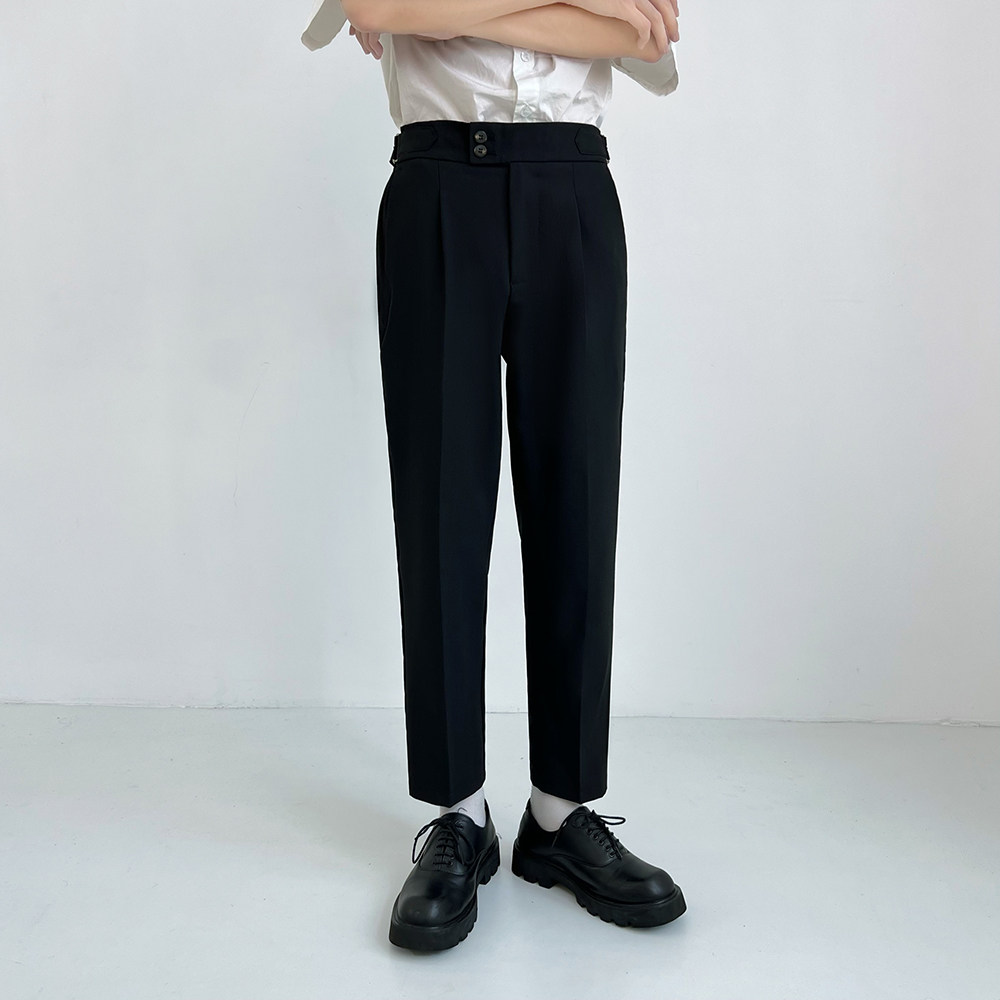 Неаполь небольшой брюки мужской свободный продвинутый драпировка девять очков весна талия случайный 𫔮 прямо костюм брюки 