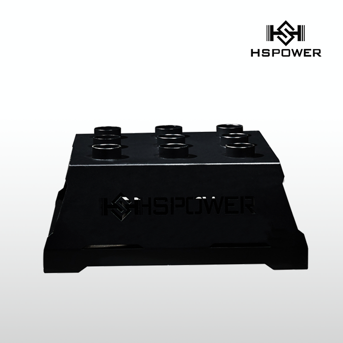 Han Su sports barbell plug rod nine hole plug rod barbell shelf