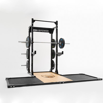 Hansu sports heavy squat rack weightlifting table gym professional commercial frame bench press rack weightlifting bed gantry