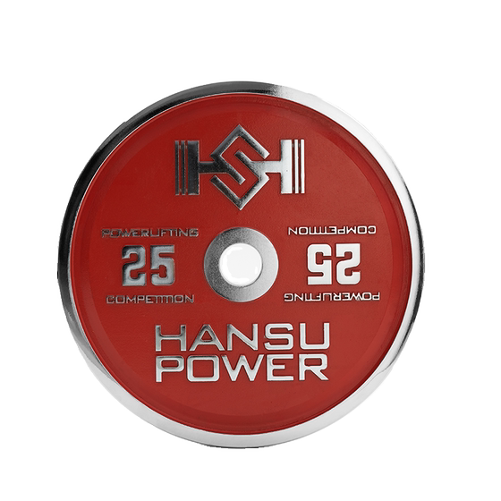 Hansu Sports Hspower 경쟁 수준 전력 리프팅 바벨 컬러 전기 도금 대형 시트 피트니스 바벨 역도 장비