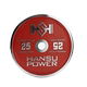 Hansu Sports Hspower 경쟁 수준 전력 리프팅 바벨 컬러 전기 도금 대형 시트 피트니스 바벨 역도 장비