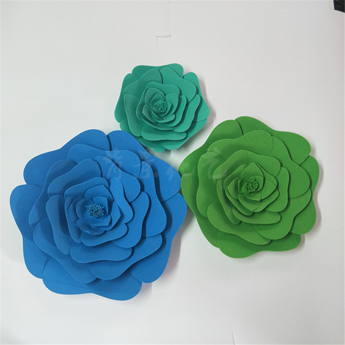 diy material bag wedding decoration foam flower making shop window background arrangement solid finished product handmade large paper flower-Taobao