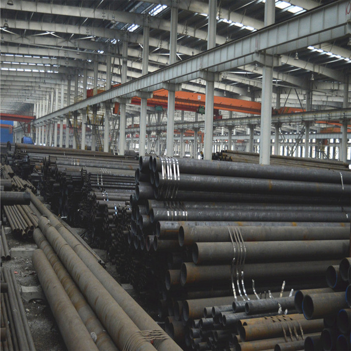 Seamless steel pipe 140 wall thickness 5mm carbon steel hollow round pipe machined with zero cutting  