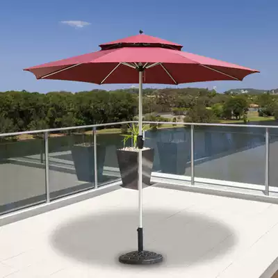 Outdoor parasol Large parasol Garden courtyard watchtower Middle column umbrella Folding beach umbrella Advertising umbrella Stall umbrella