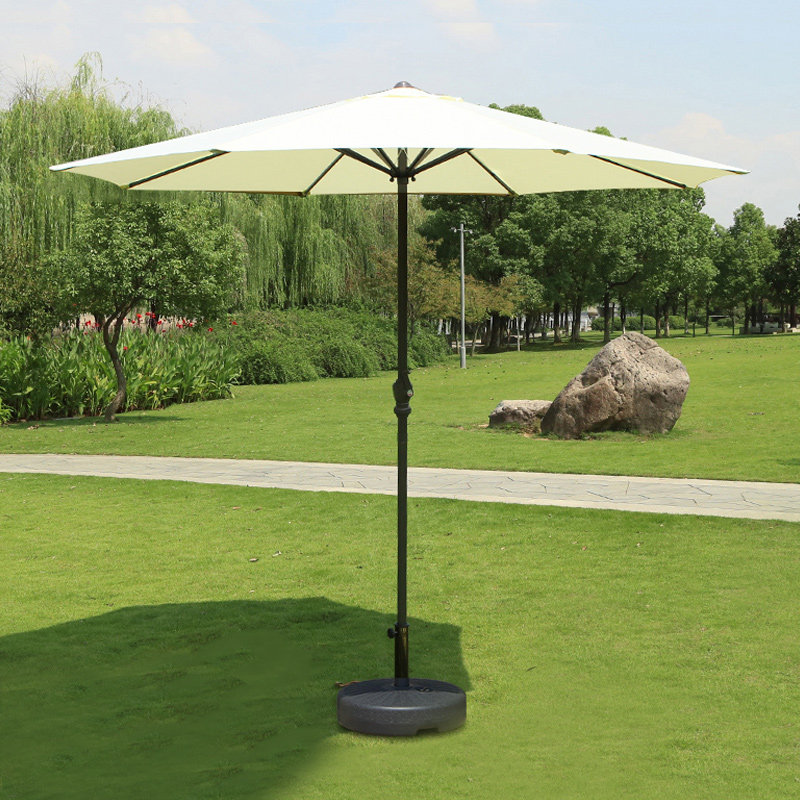 Outdoor beach umbrella 2 7 m Courtyard Umbrella Outdoor Large Beach Umbrella Folding Advertising Umbrella Swing Stall Umbrella Security Guard Booth Umbrella