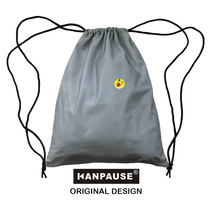 Mesh cloth double layer transparent color drawstring drawstring pocket Basketball sports backpack Travel large capacity trendy portable backpack