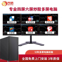 Running for professional multi-screen fried stock computer four-screen six-screen fried stock special computer futures foreign exchange trading I5 I7