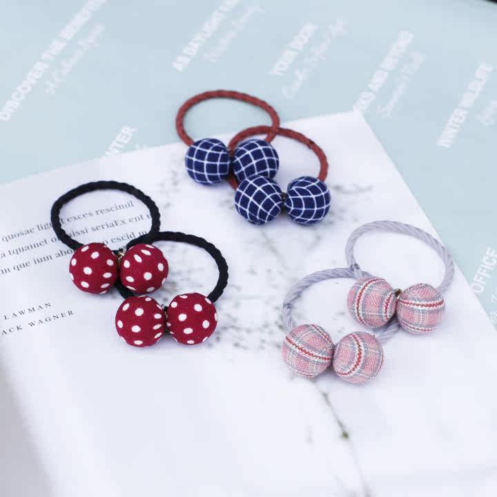 Children's rubber band hair ring little girl headwear does not hurt the hair ring girl baby cute hair accessories tie head rope is not easy to break the hair ring