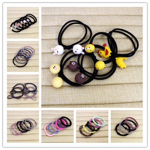 Korean children girl rubber band little girl hair ring headwear hair ring cute hair accessories student rubber band hair ring new