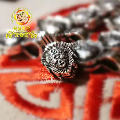 Sanskrit Yinyuan Buddha Beads Handball Rosary Counter Card 925 Silver Thai Silver Pisces Counting Clip