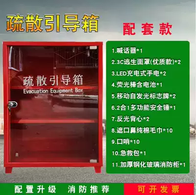 Evacuation guide box, fire emergency box, equipment cabinet, material reserve box, miniature fire station cabinet, fire emergency box