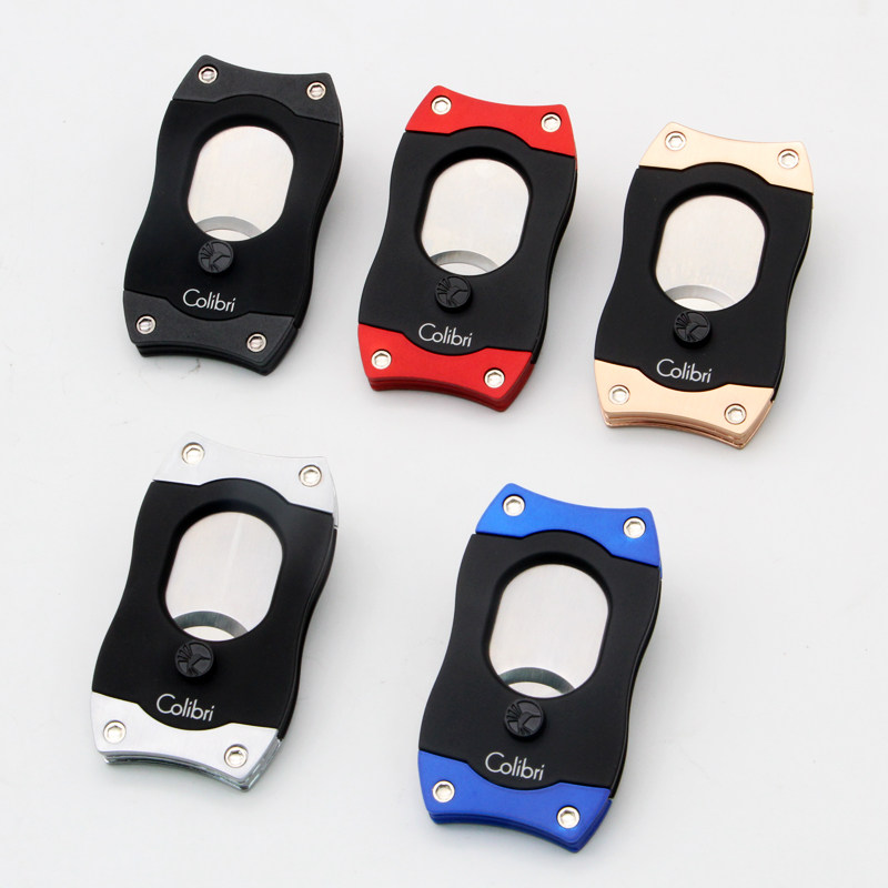 American Colby Colibri Cigar Cutter Metal Cigar Cutter Portable Spring Cigar Cutter CU500T