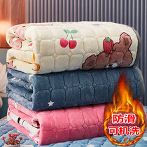 Flannel Mattress Upholstered Winter Coral Suede Bedding Submat 1 m 8 beds Bedding 5 Single Dormitory Blankets Mat Bedding 2