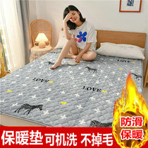 Flannel mattress upholstered anti-slip bedding Coral Suede Student Dormitory Mat Bedding Mat Blankets Mat winter beds Beds Cushions