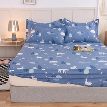 Full cotton bed Ogasawara summer style pure cotton bed cover non-slip 2021 new universal bed jacket Schildreth bed cushion protective sheath