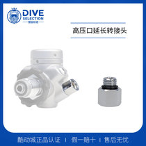 Professional diving high-pressure port extension adapter button spg diving computer sensor adapter