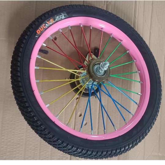 Juegos de ruedas delanteras y traseras, accesorios de llanta engrosada, juego completo de ruedas