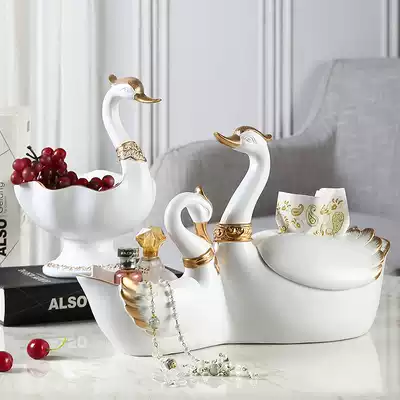 Nordic animal tissue box decoration multi-function remote control storage box household living room simple creative toilet paper box