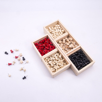 New product creative wooden pin I-shaped nail square round pushpin cork board message nail nail wooden box